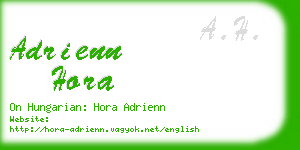 adrienn hora business card